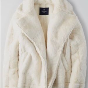 Faux Fur Moto-style jacket